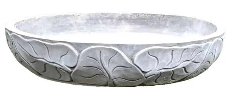 Product image 3 of the product “Makassar - Bowl with lotus motive, Ø 50 cm | cast stone ”